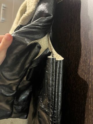 Abrigo Adolfo Dominguez Negro Pelo