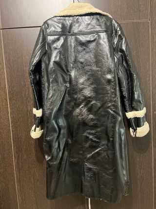 Abrigo Adolfo Dominguez Negro Pelo