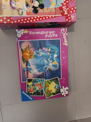 2 Puzzles Disney Clementoni y Ravensburger