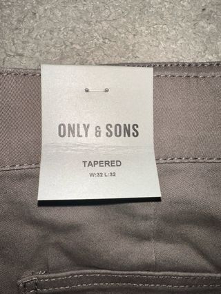 Pantalones cargo ONLY & SONS marrones talla M