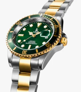 Reloj LK Colouring Hombre Elegante Oro Verde