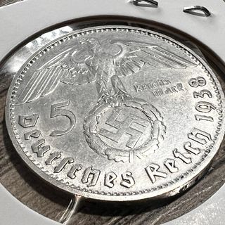5 Marcos Plata III Reich