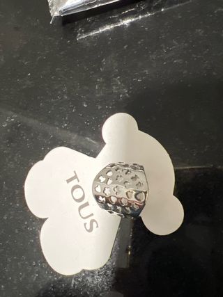 Anillo Tous Plata Corazones Ajustable