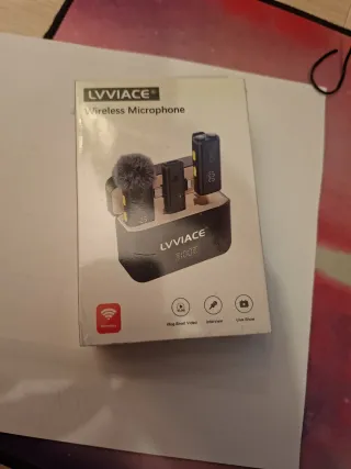 Micrófono Inalámbrico LVVIACE para Android/iPhone