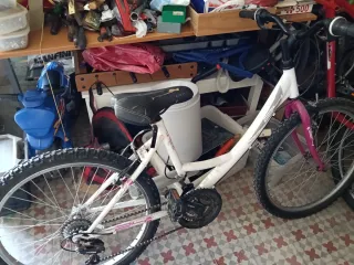 Bicicleta 24 niña rosa otra roja  cada una 50€