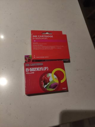 Tinta Epson EI-502 Roja y Amarilla