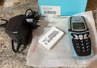 Teléfono Móvil Nokia BLB-2 Gris/Azul