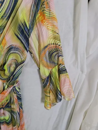 Vestido largo estampado talla única para una 44