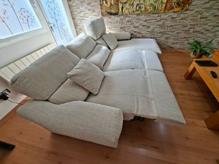 Sofá 3 plazas relax + Chaise Longe