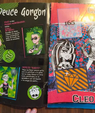Álbum Monster High Cromos 2012