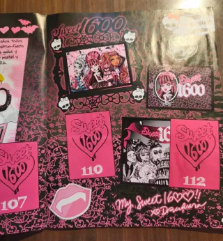 Álbum Monster High Cromos 2012