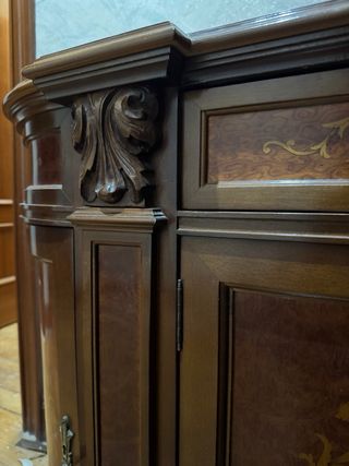 Mueble de madera ideal para recibidor