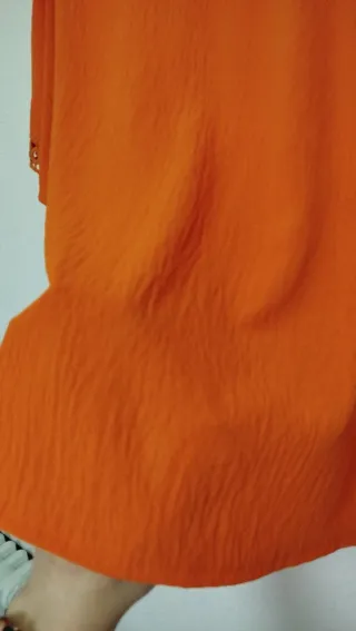 Camisa/túnica naranja manga corta