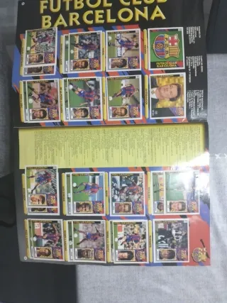 Perfecto y completo Álbum Cromos Liga 97/98 Oficia