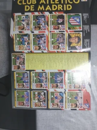 Perfecto y completo Álbum Cromos Liga 97/98 Oficia
