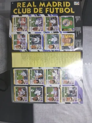 Perfecto y completo Álbum Cromos Liga 97/98 Oficia