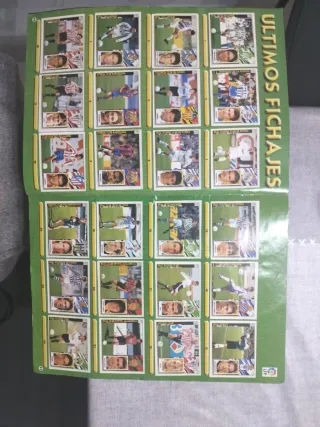 Perfecto y completo Álbum Cromos Liga 97/98 Oficia
