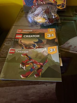 LEGO Creator 31102 Drago Rosso 3 in 1
