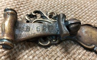 Tiradores de bronce antiguos (4 unidades)