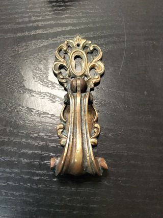 Tiradores de bronce antiguos (4 unidades)