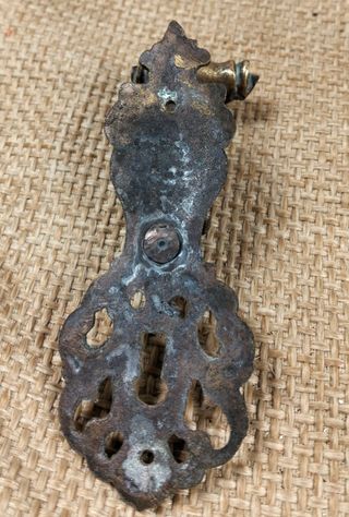 Tiradores de bronce antiguos (4 unidades)