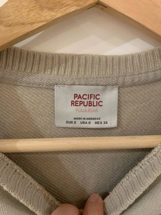 Sudadera Beige Pull&Bear