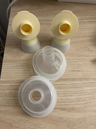 Cabezales sacaleches Medela y copas 21/24mm