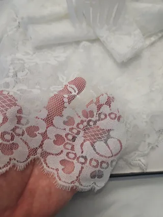 Mantilla madrina 240x120cm + peineta