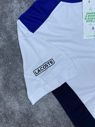 Conjunto Lacoste Verano Azul y Blanco