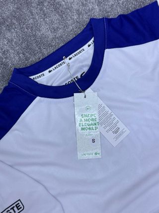 Conjunto Lacoste Verano Azul y Blanco