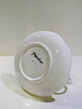 Vela Taza Té Vintage Porcelana Flores