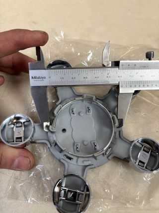 Tapas de buje Audi Antracita (4 unidades)