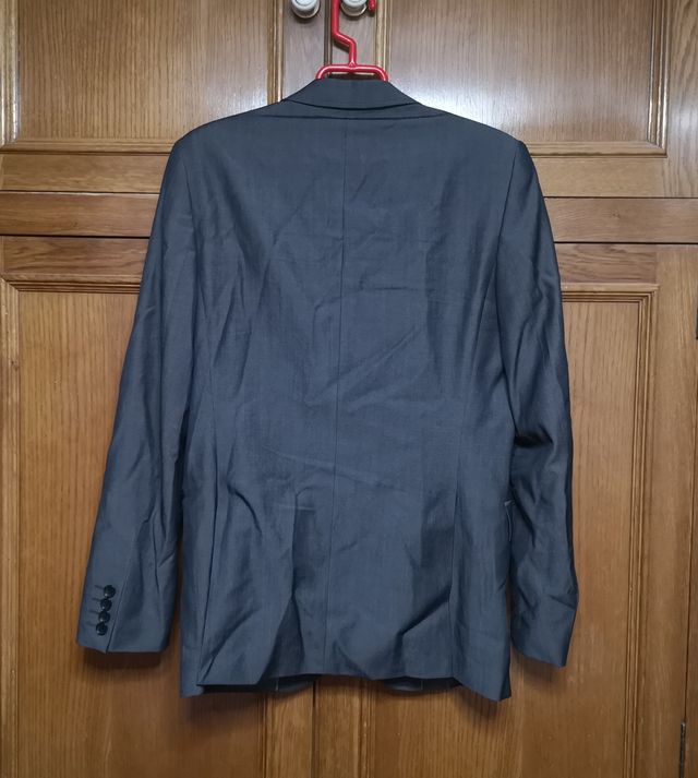 Chaqueta Zara hombre gris talla 46