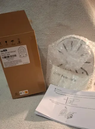 Soporte pared cámara seguridad