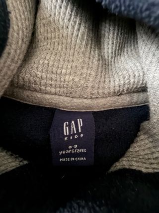 Sudadera GAP niño azul y gris Talla 8/9 años
