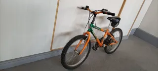 Bicicleta infantil Kiddy 20 naranja/verde