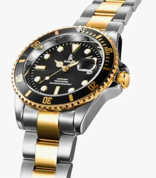 Reloj LK Colouring Elegante Hombre Oro/Plata