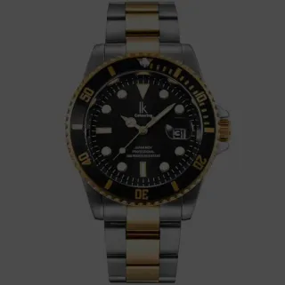 Reloj LK Colouring Elegante Hombre Oro/Plata