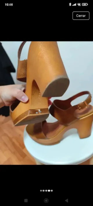 Sandalias Marypaz Marrones Talla 39