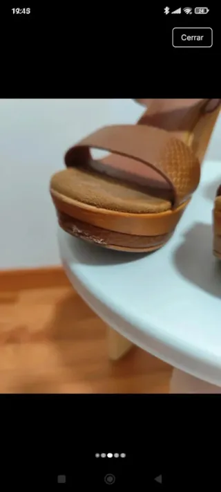 Sandalias Marypaz Marrones Talla 39