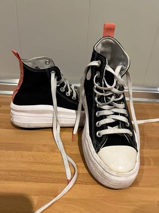 Zapatillas Converse plataforma negras