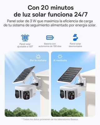 Cámara Vigilancia Solar WiFi