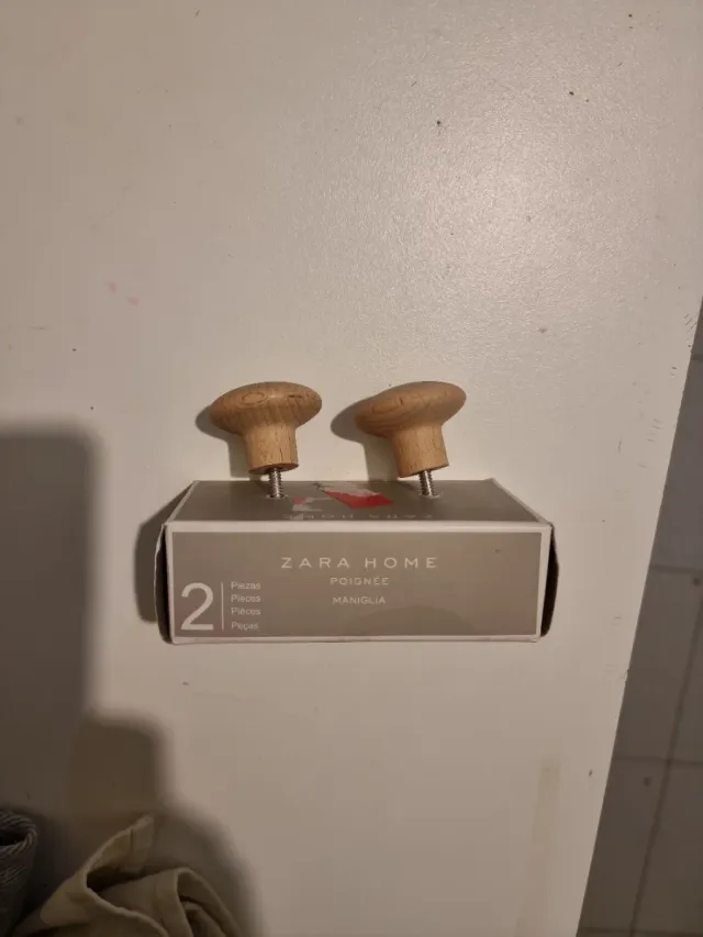 Tiradores Madera Zara Home (2 uds)