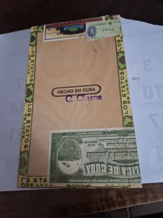 Scatola di sigari Los Statos de Luxe vuota