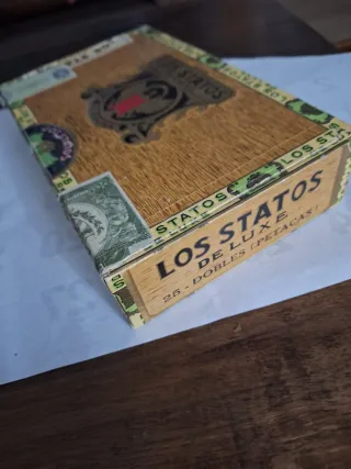 Scatola di sigari Los Statos de Luxe vuota