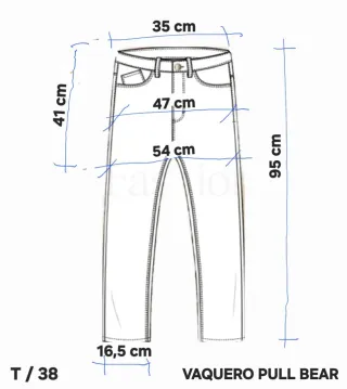 Pantalón vaquero mujer T/38