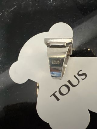 Anillo Tous Mosaico Plata Multicolor