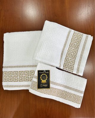 Jogo de banho Grego 600gr 3 peças | PREMIUM