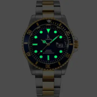 Reloj LK Colouring Hombre Elegante Azul Dorado