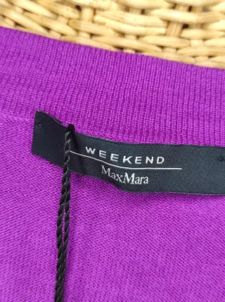 Chaqueta Weekend Max Mara Seda Morada